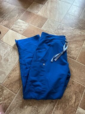 FIGS royal blue Kade Cargo pants